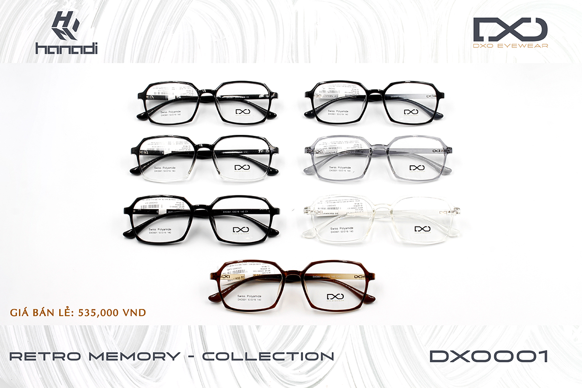 GỌNG SWISS POLYAMIDE DXO001