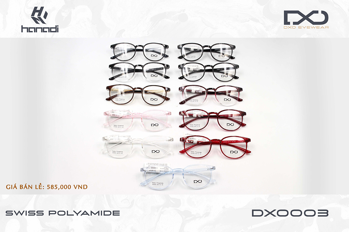 GỌNG SWISS POLYAMIDE DXO003