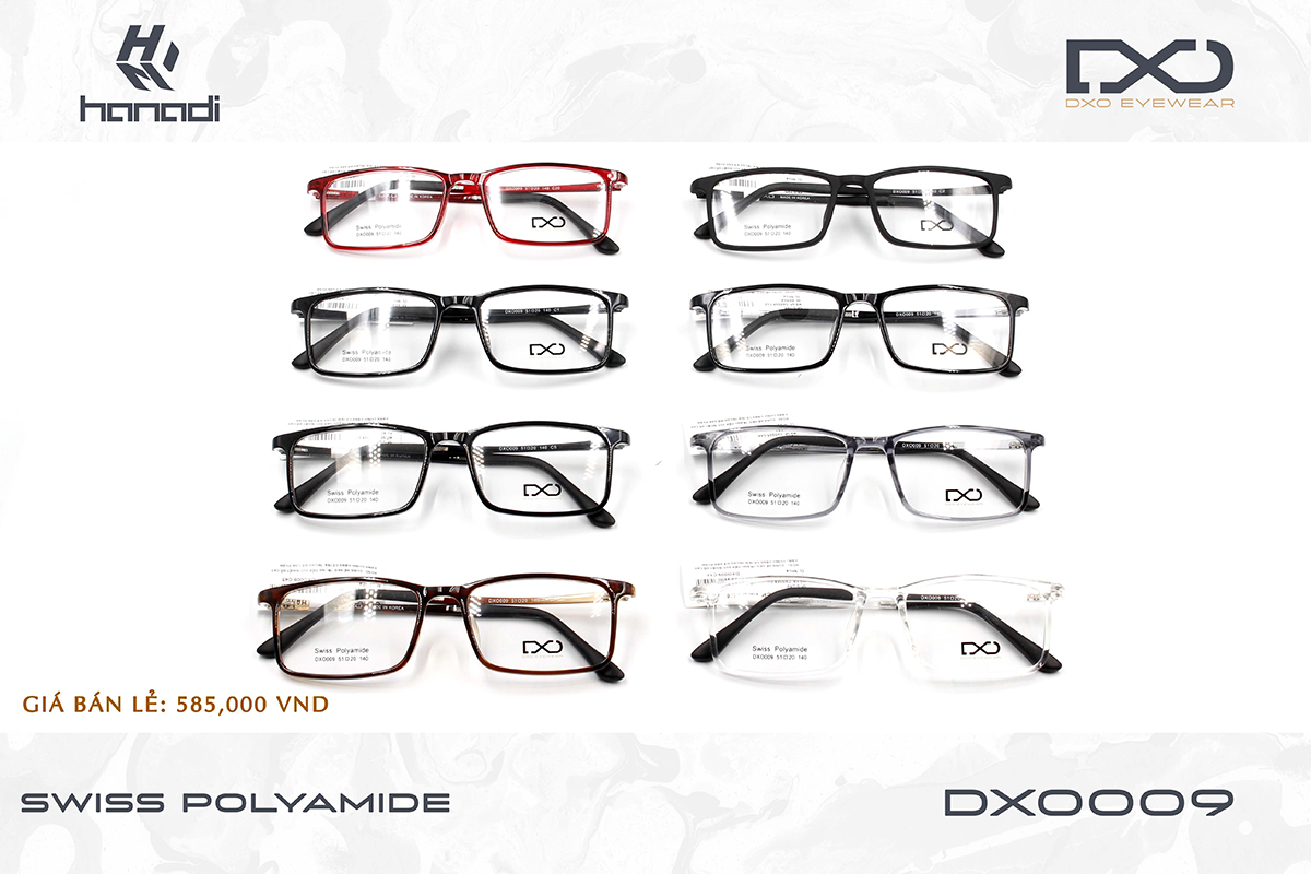 GỌNG SWISS POLYAMIDE DXO009