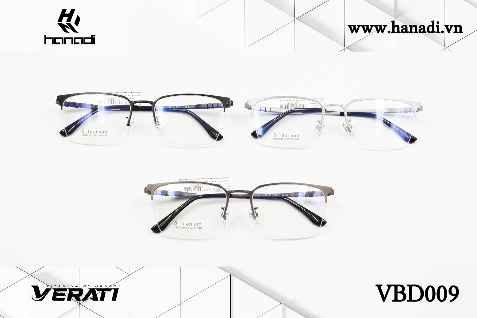 GỌNG TITANIUM VERATI VBD009