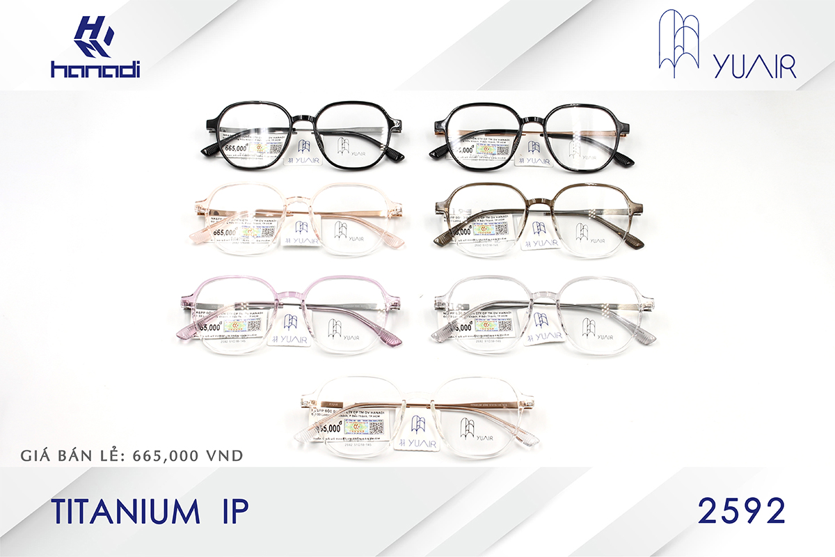 GỌNG TITANIUM YUAIR 2592