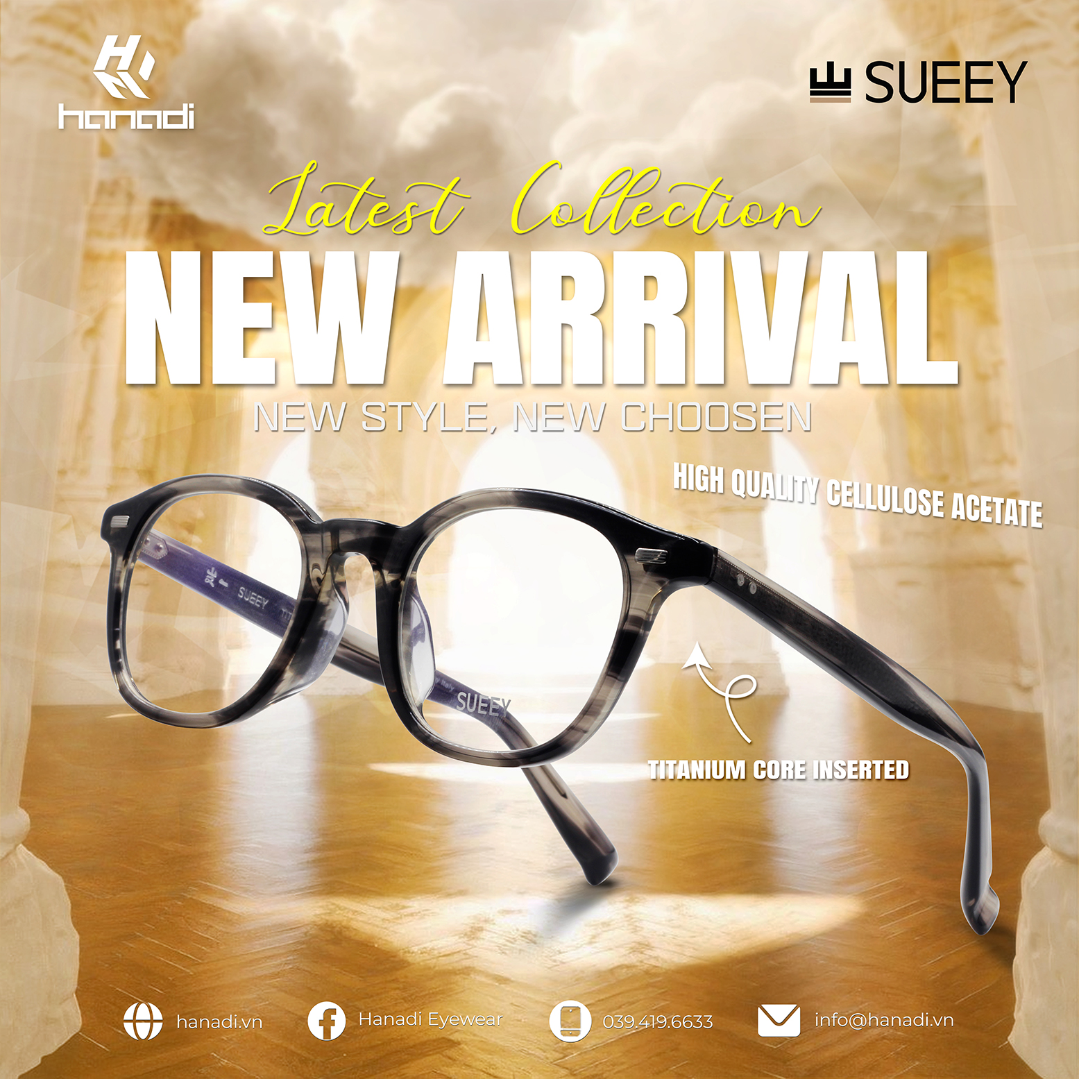 SUEEY NEW STYLE OF HIGH QUALITY CELLULOSE ACETATE