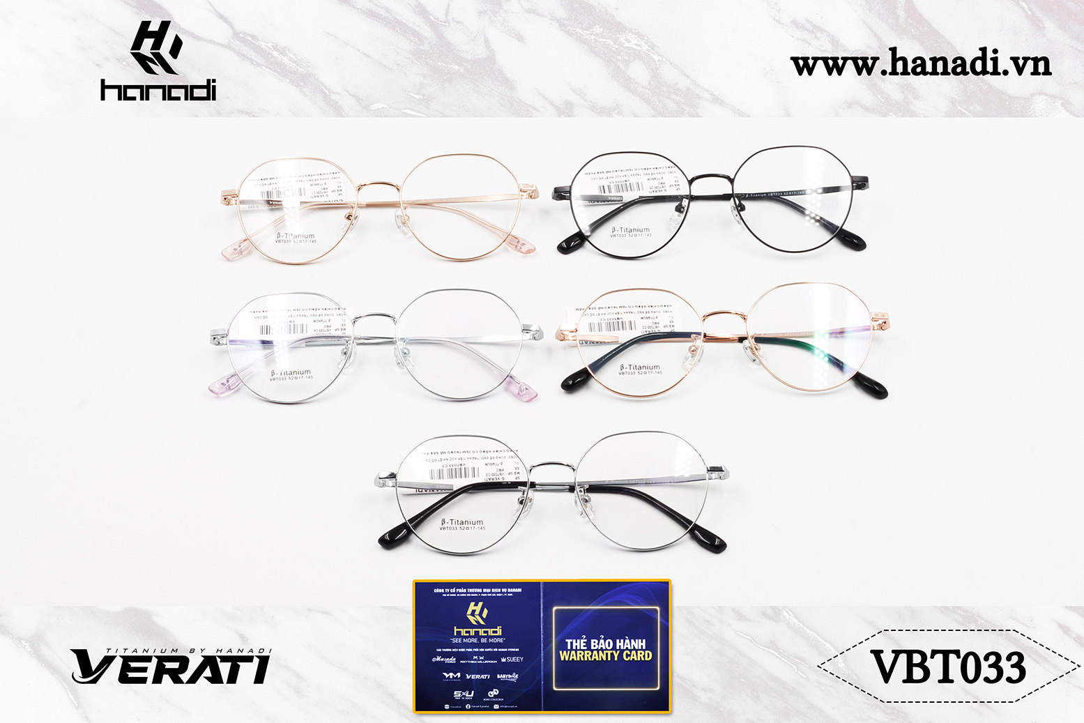 GỌNG TITANIUM VERATI VBT033