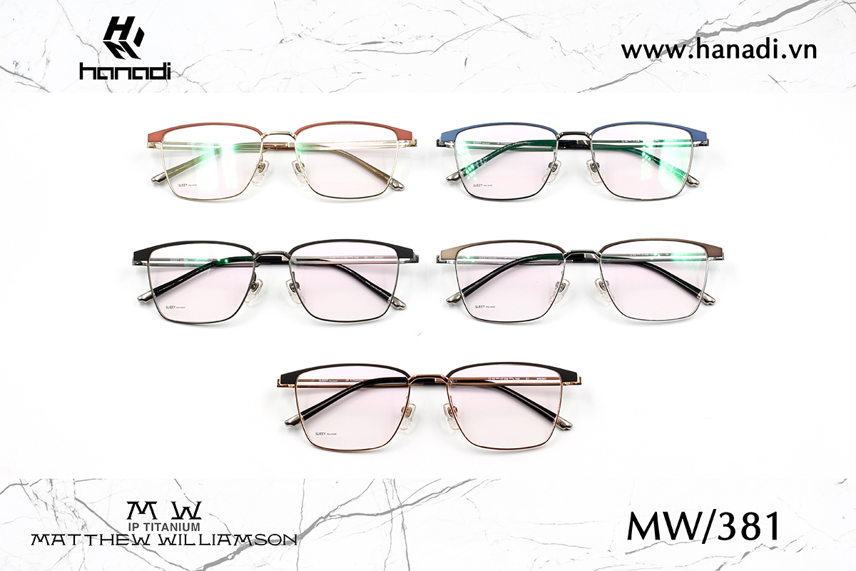 G. TITANIUM MATTHEW WILLIAMSON MW/381