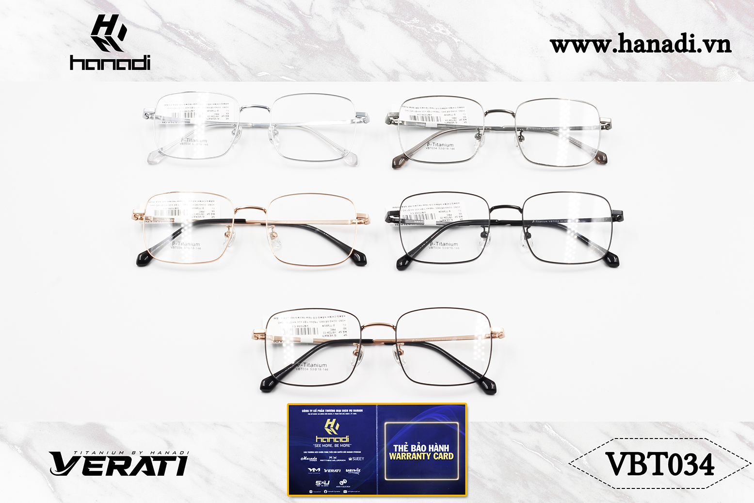 GỌNG TITANIUM VERATI VBT034