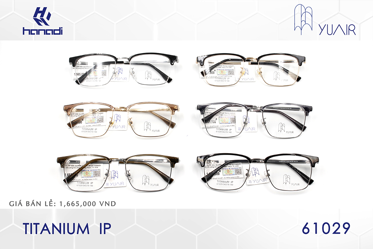 GỌNG TITANIUM YUAIR 61029