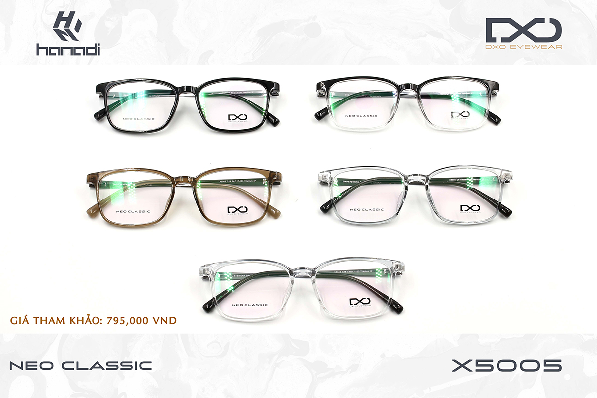 GỌNG TITANIUM DXO X5005