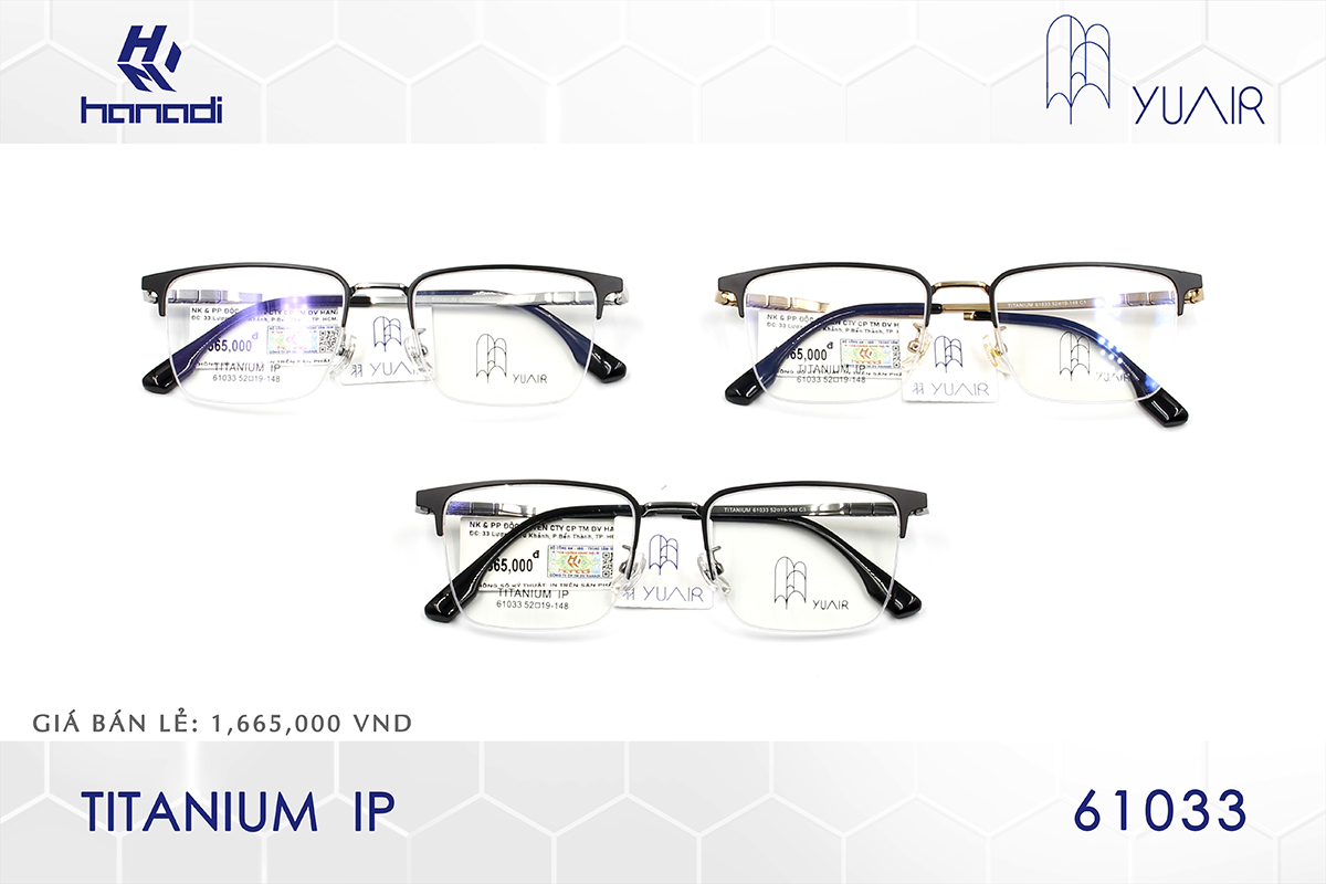 GỌNG TITANIUM YUAIR 61033