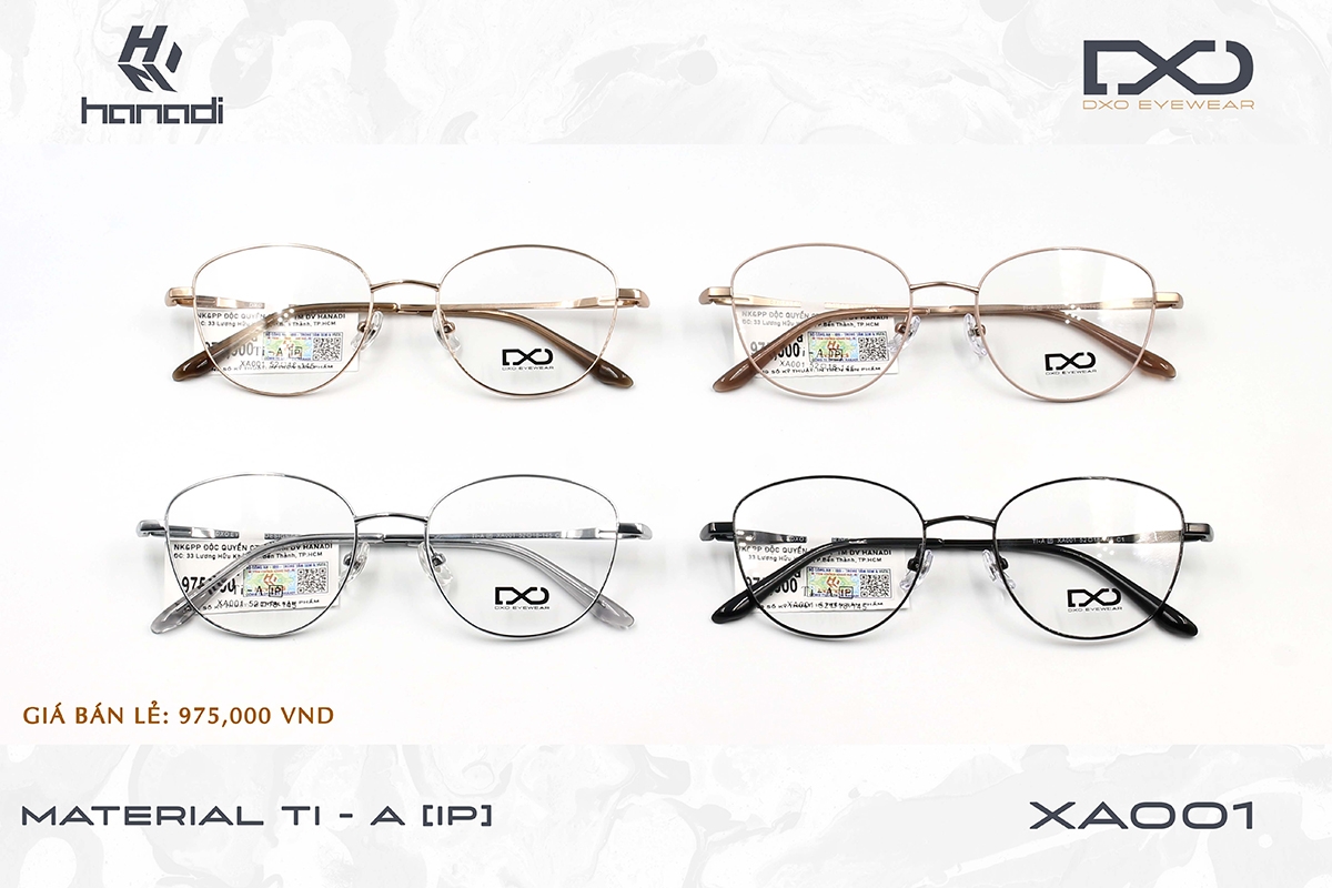 GỌNG TITANIUM ALLOY DXO XA001