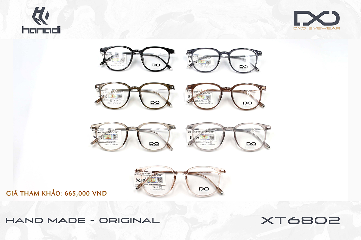 GỌNG TITANIUM ALLOY DXO XT6802