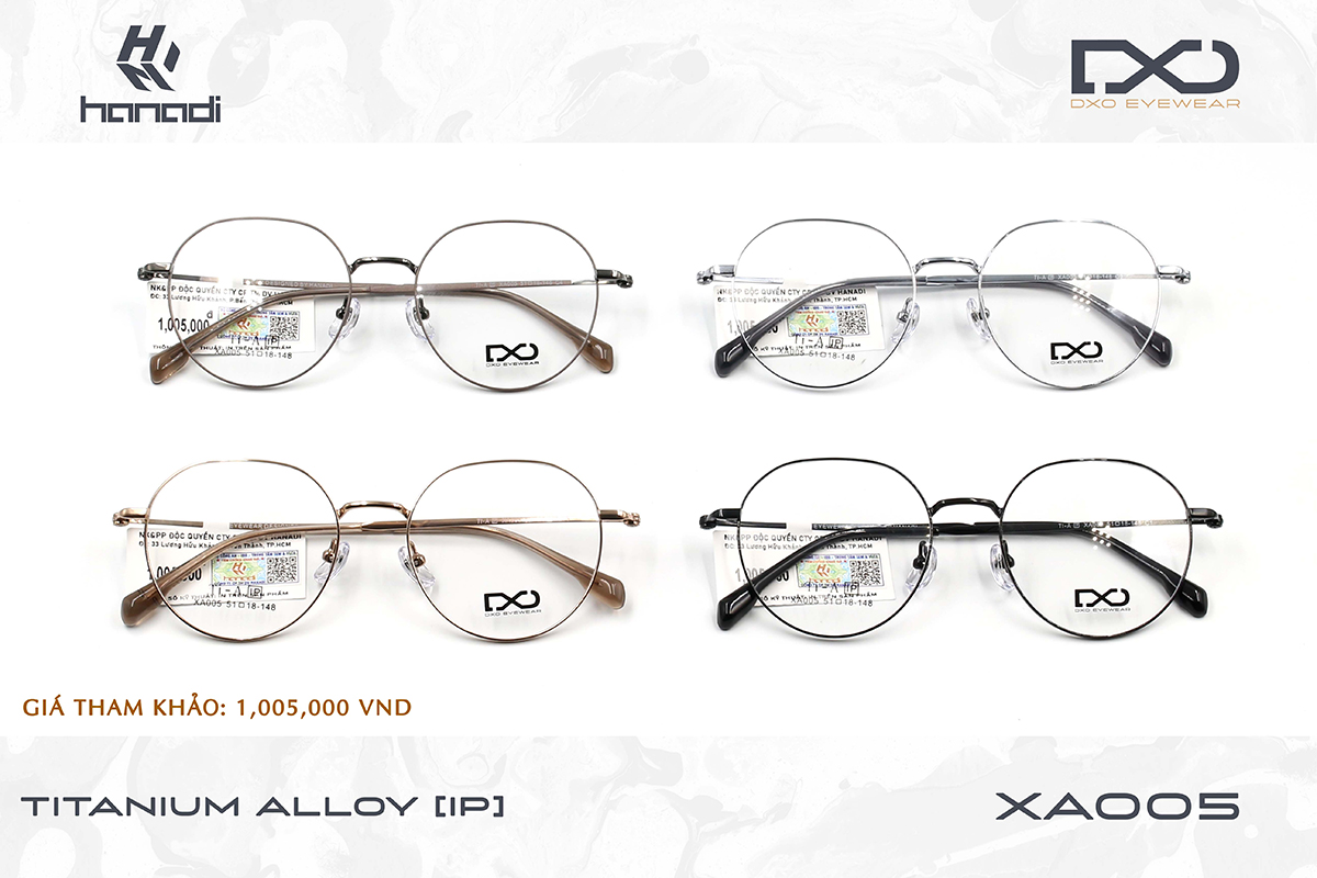 GỌNG TITANIUM ALLOY DXO XA005