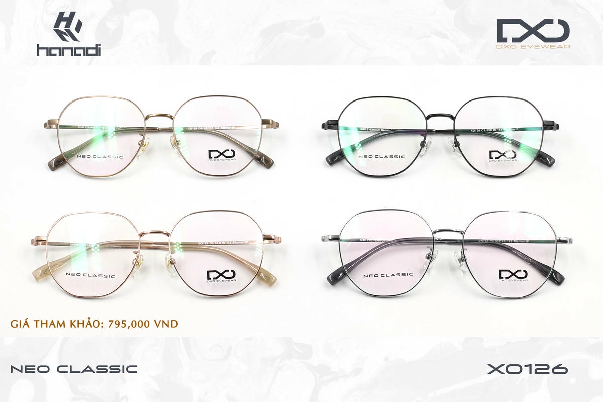 GỌNG TITANIUM DXO XO126