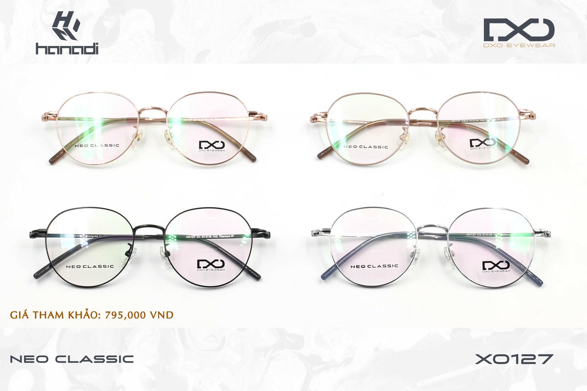 GỌNG TITANIUM DXO XO127