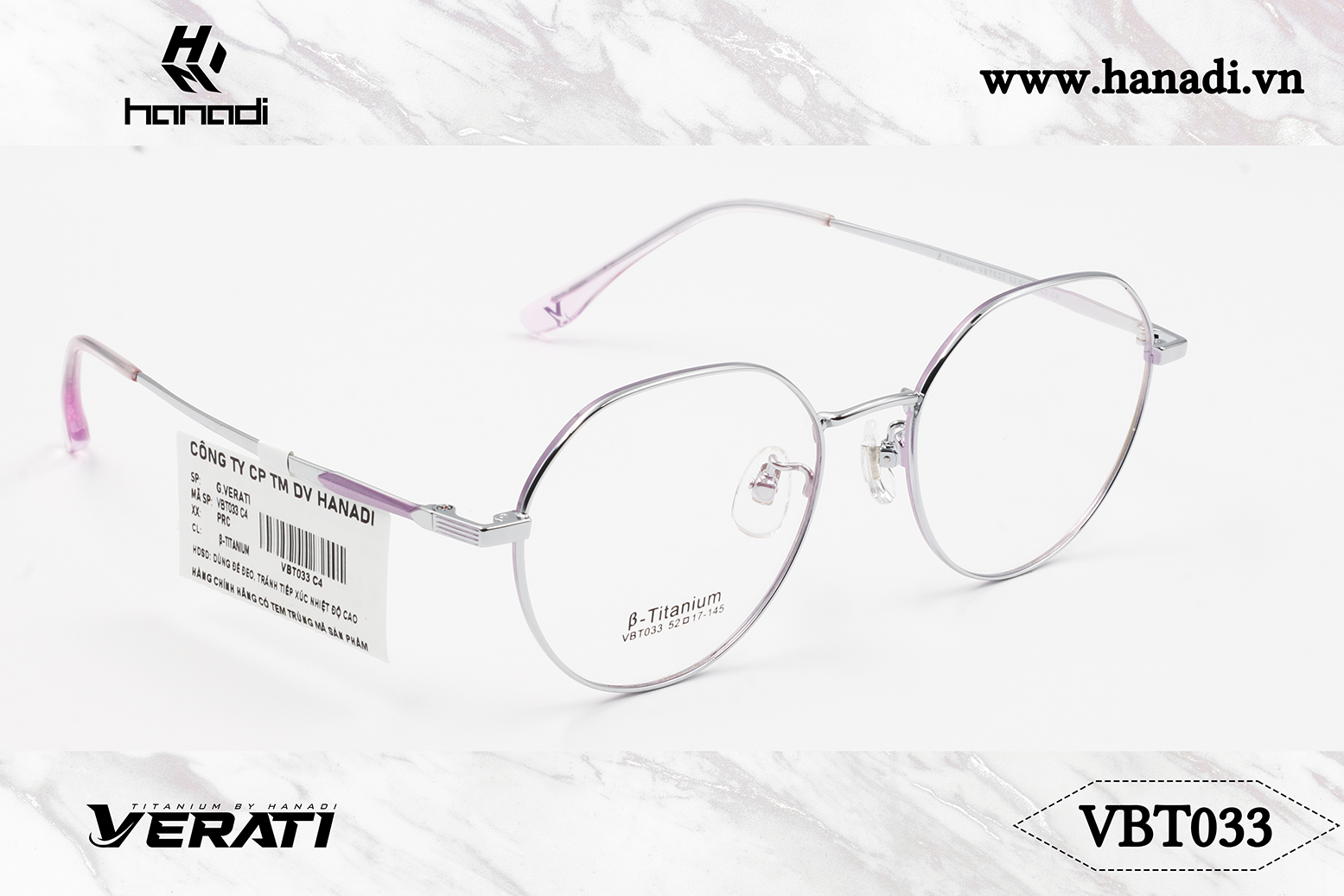 GỌNG TITANIUM VERATI VBT033