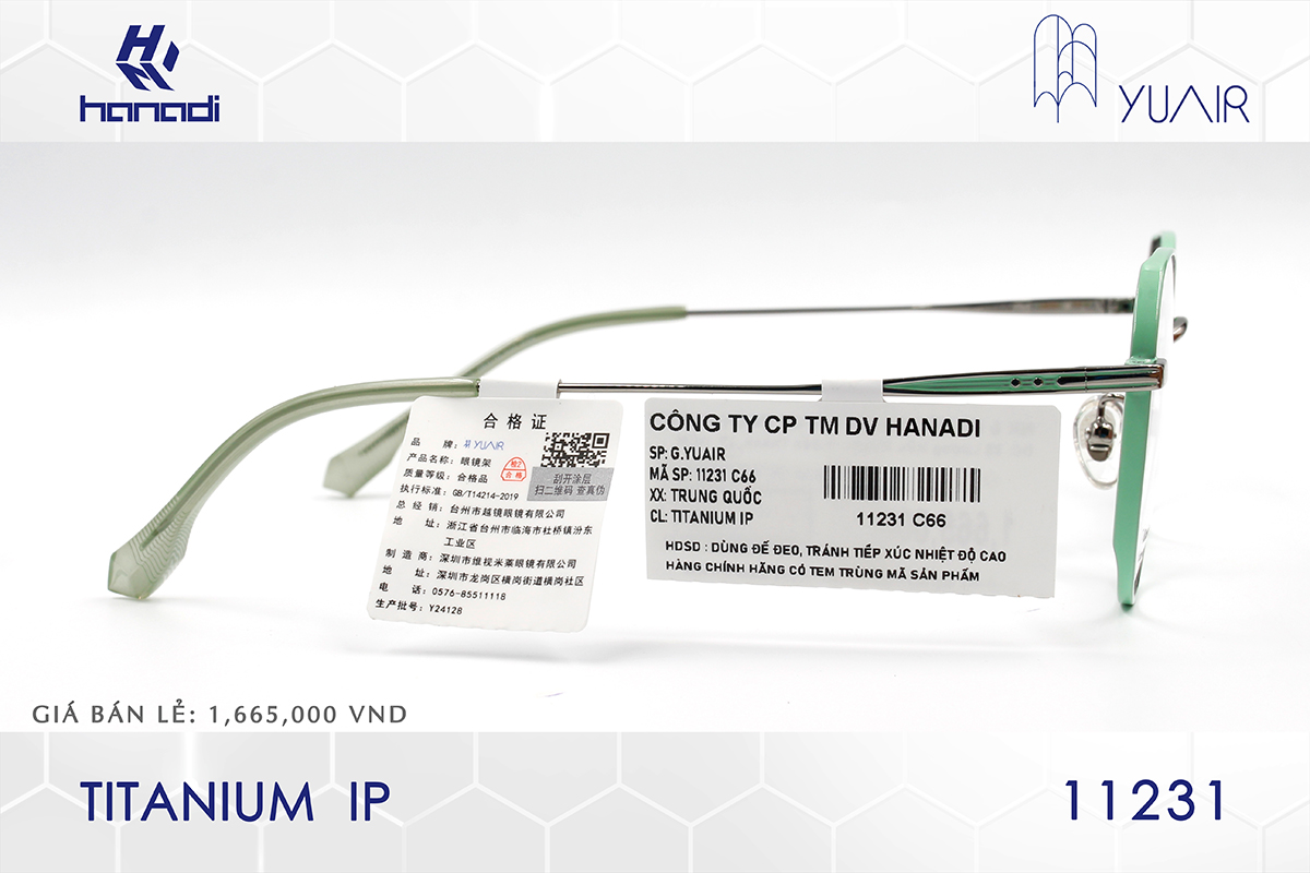 GỌNG TITANIUM YUAIR 11231