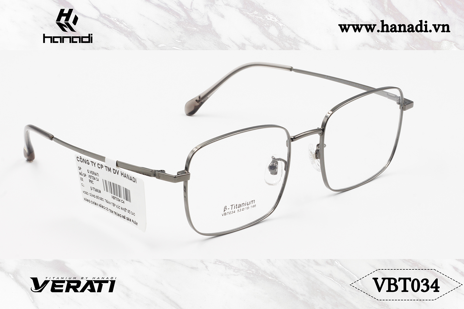 GỌNG TITANIUM VERATI VBT034