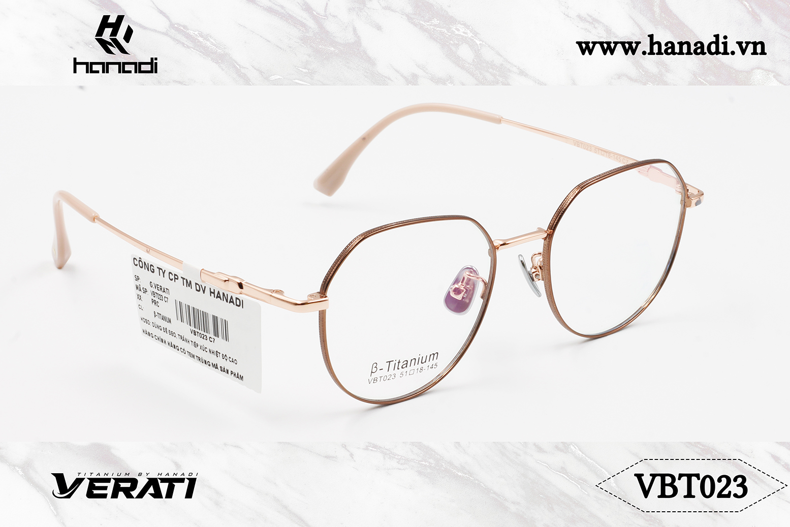 GỌNG TITANIUM VERATI VBT023