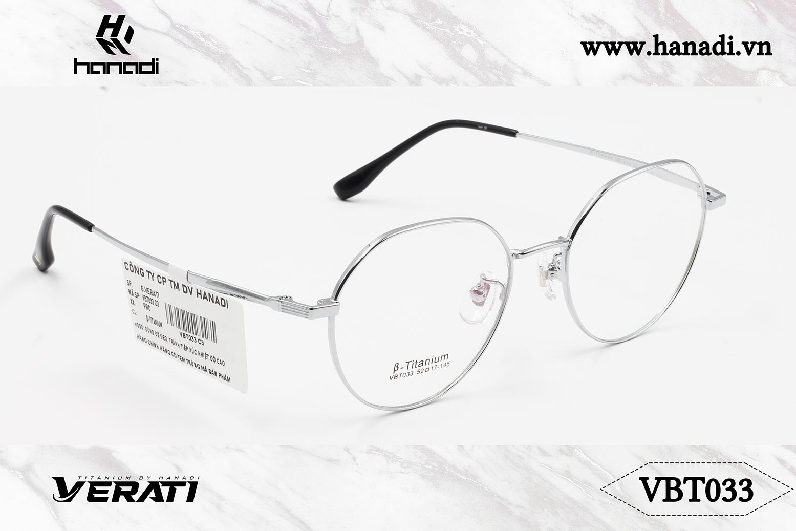 GỌNG TITANIUM VERATI VBT033