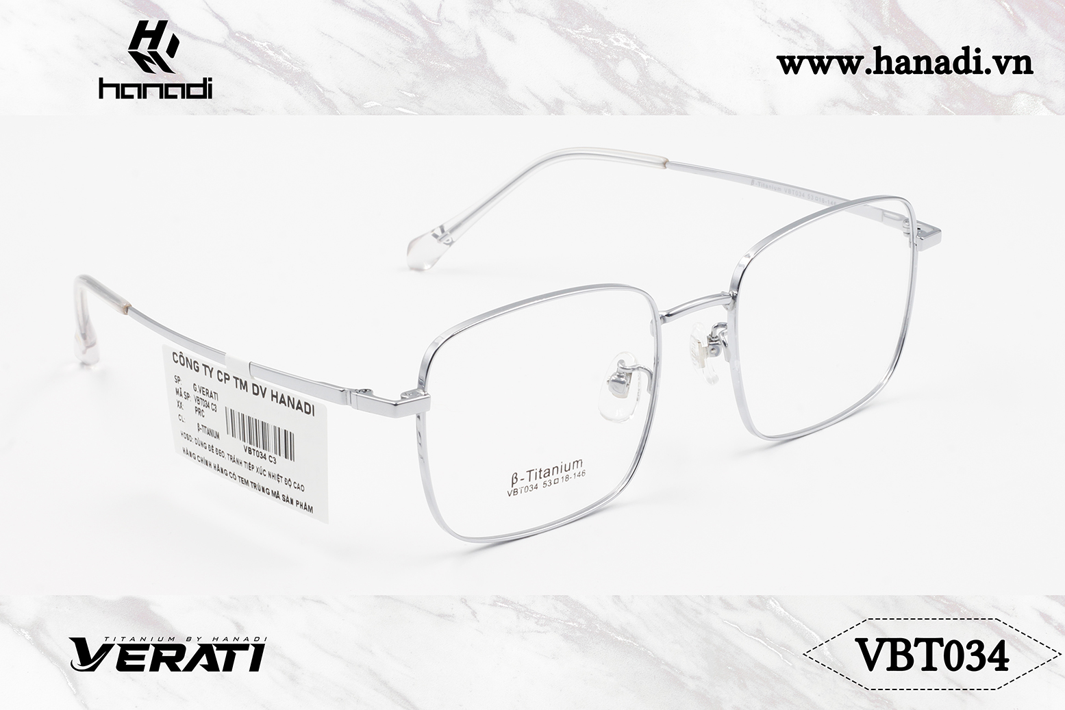 GỌNG TITANIUM VERATI VBT034