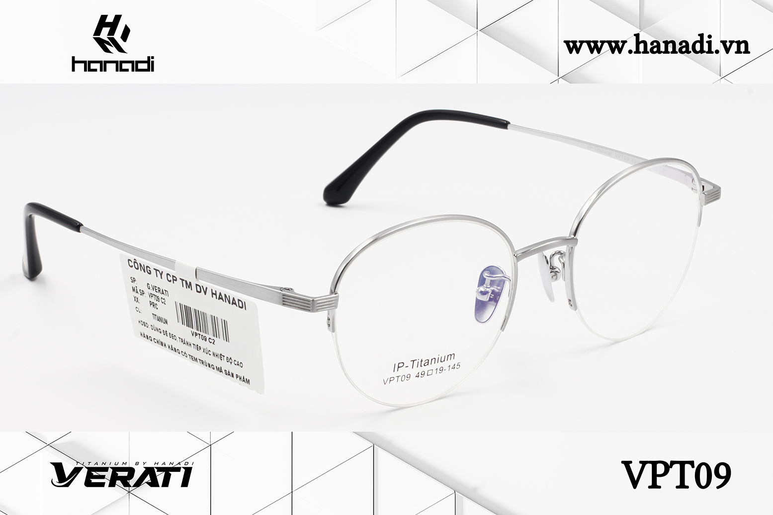 GỌNG TITANIUM VERATI VPT09