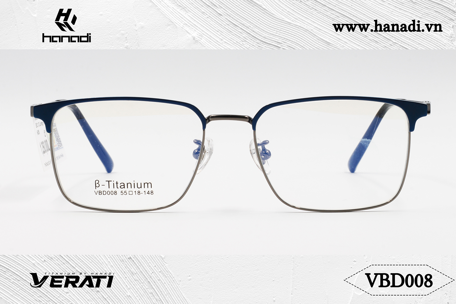 GỌNG TITANIUM VERATI VBD008