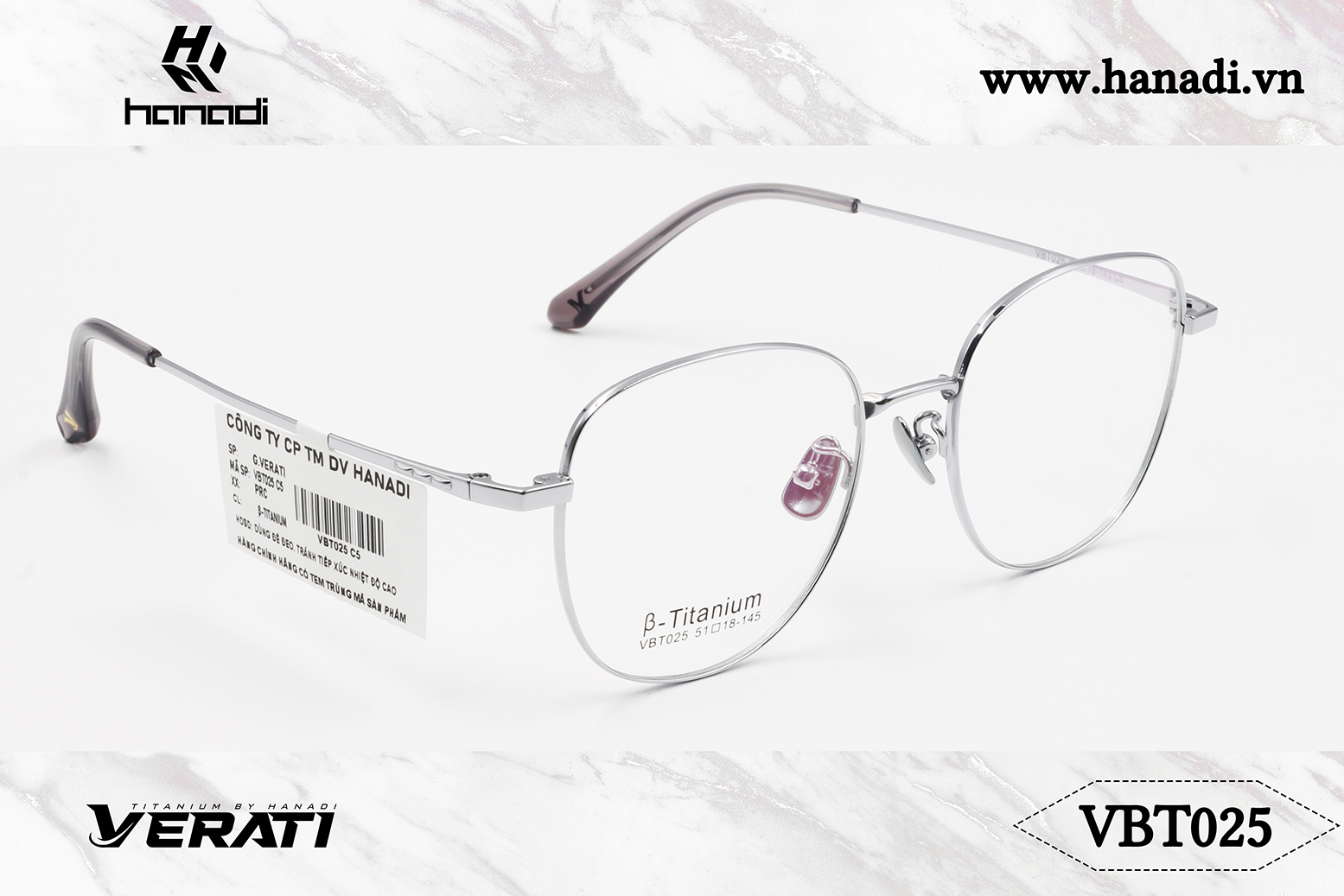 GỌNG TITANIUM VERATI VBT025