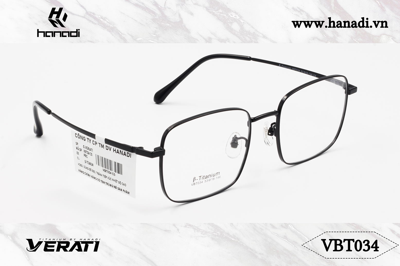 GỌNG TITANIUM VERATI VBT034