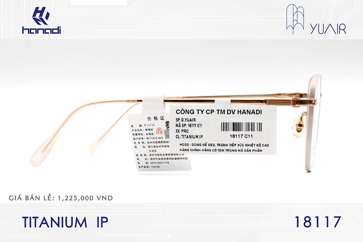 GỌNG TITANIUM YUAIR 18117