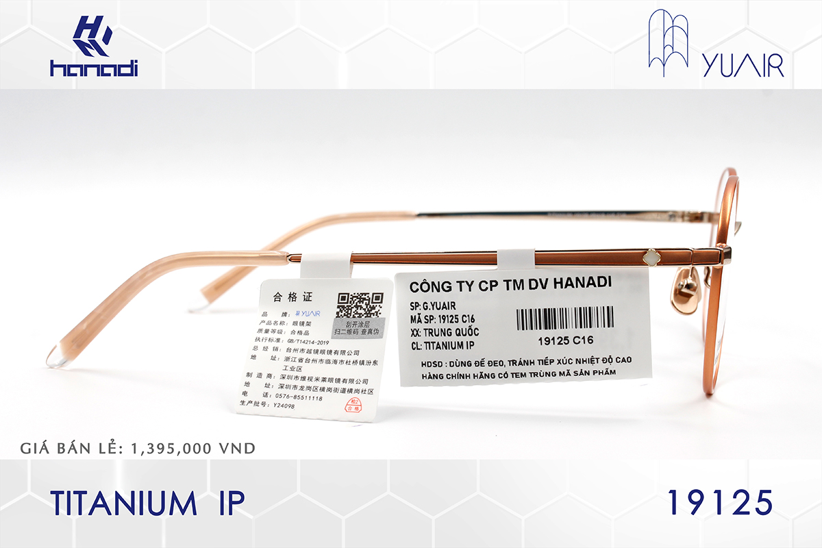 GỌNG TITANIUM YUAIR 19125