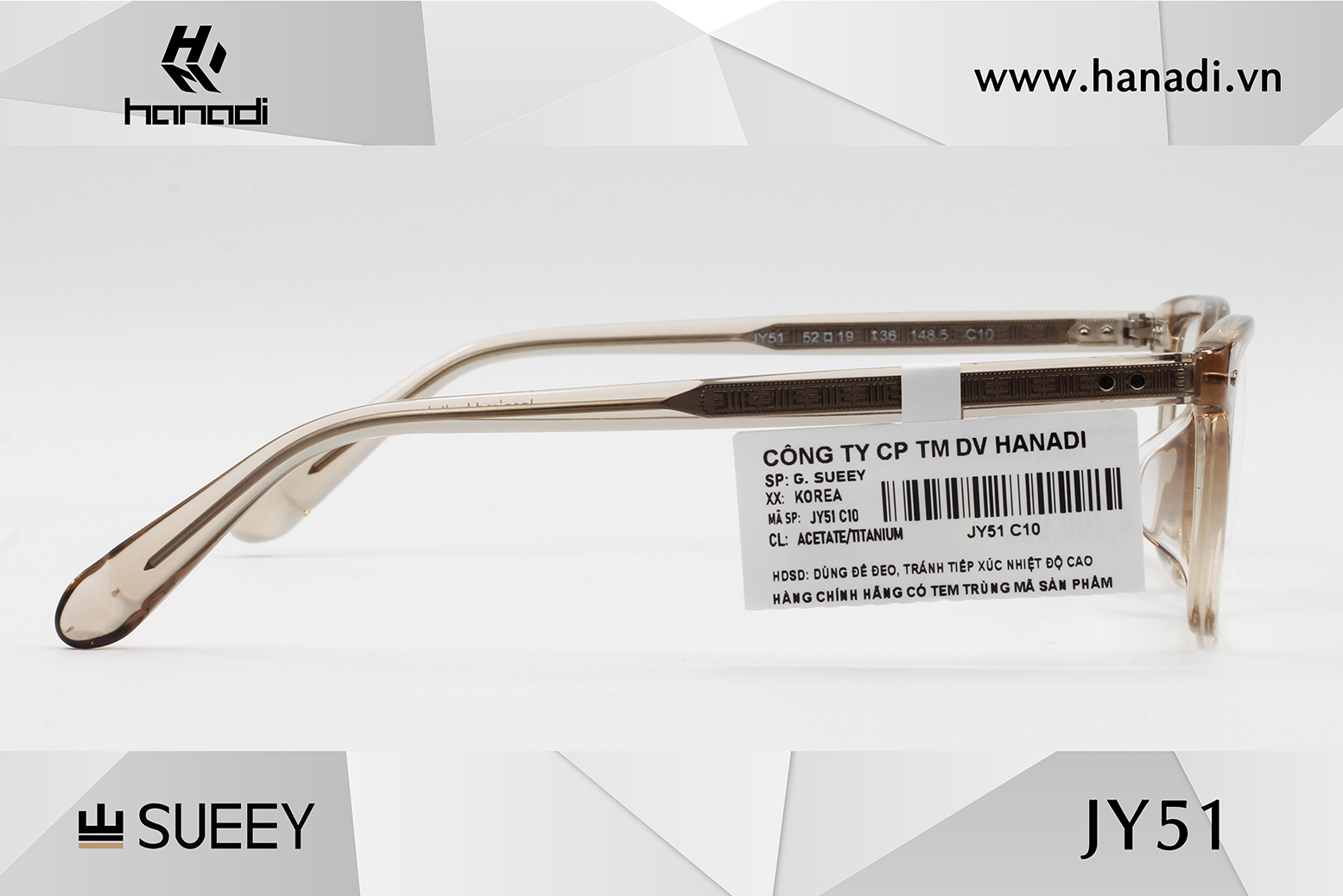 GỌNG ACETATE - TITANIUM SUEEY JY51