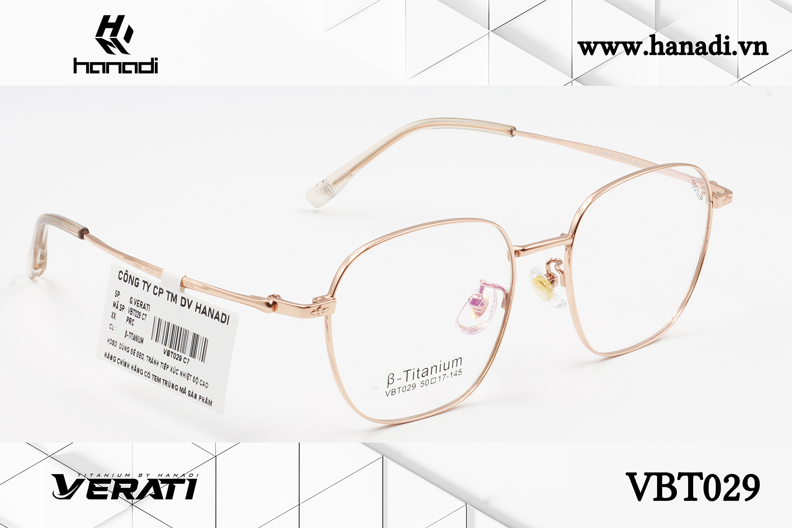 GỌNG TITANIUM VERATI VBT029