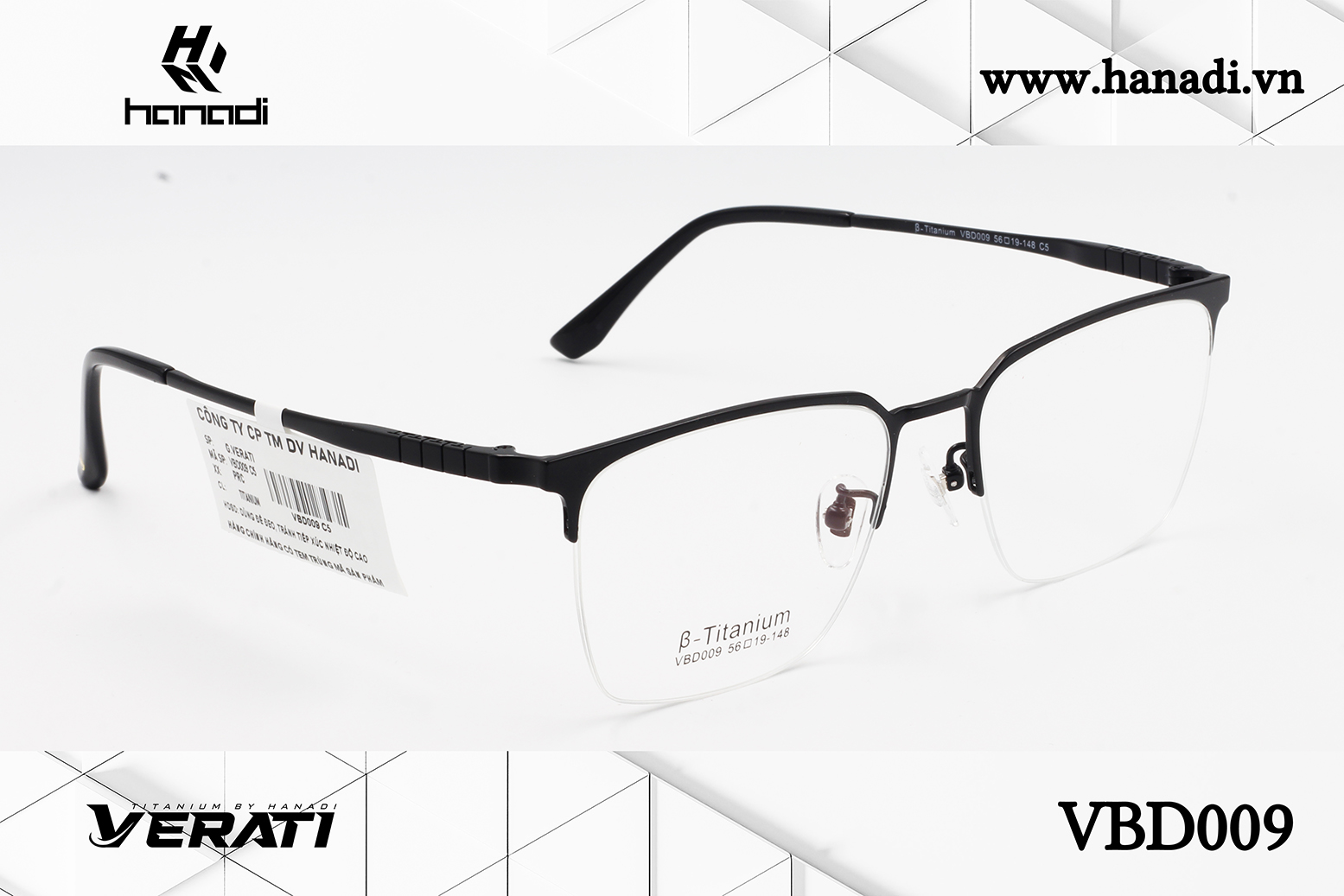 GỌNG TITANIUM VERATI VBD009