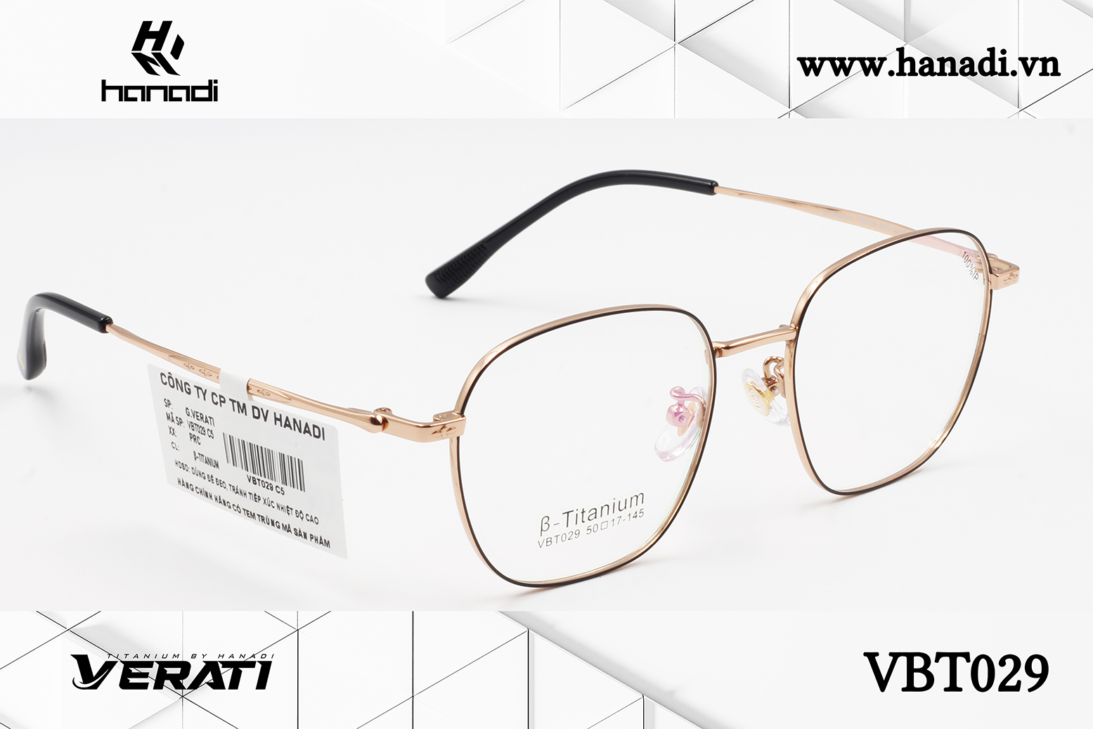 GỌNG TITANIUM VERATI VBT029