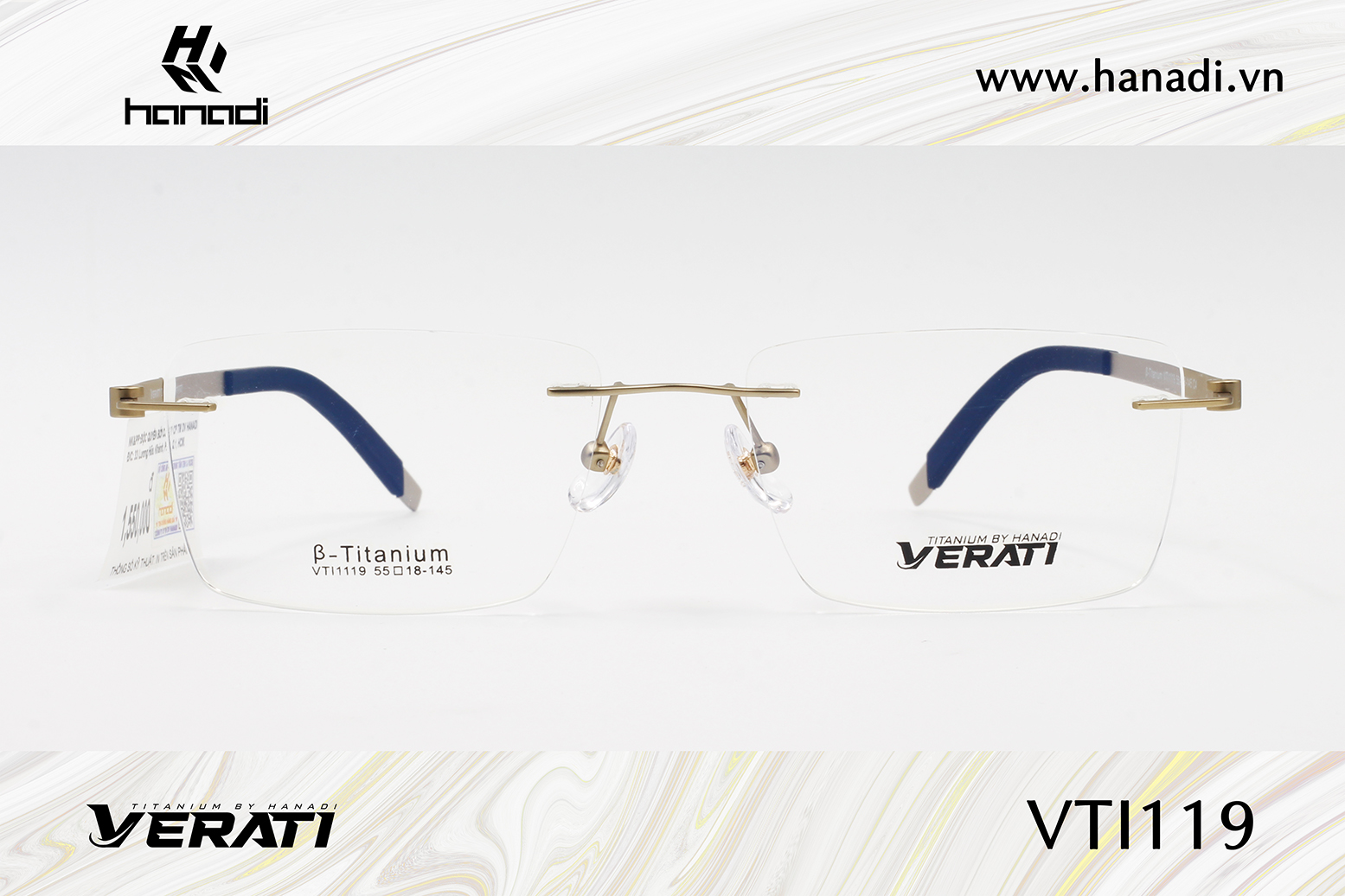 GỌNG TITANIUM VERATI VTI119