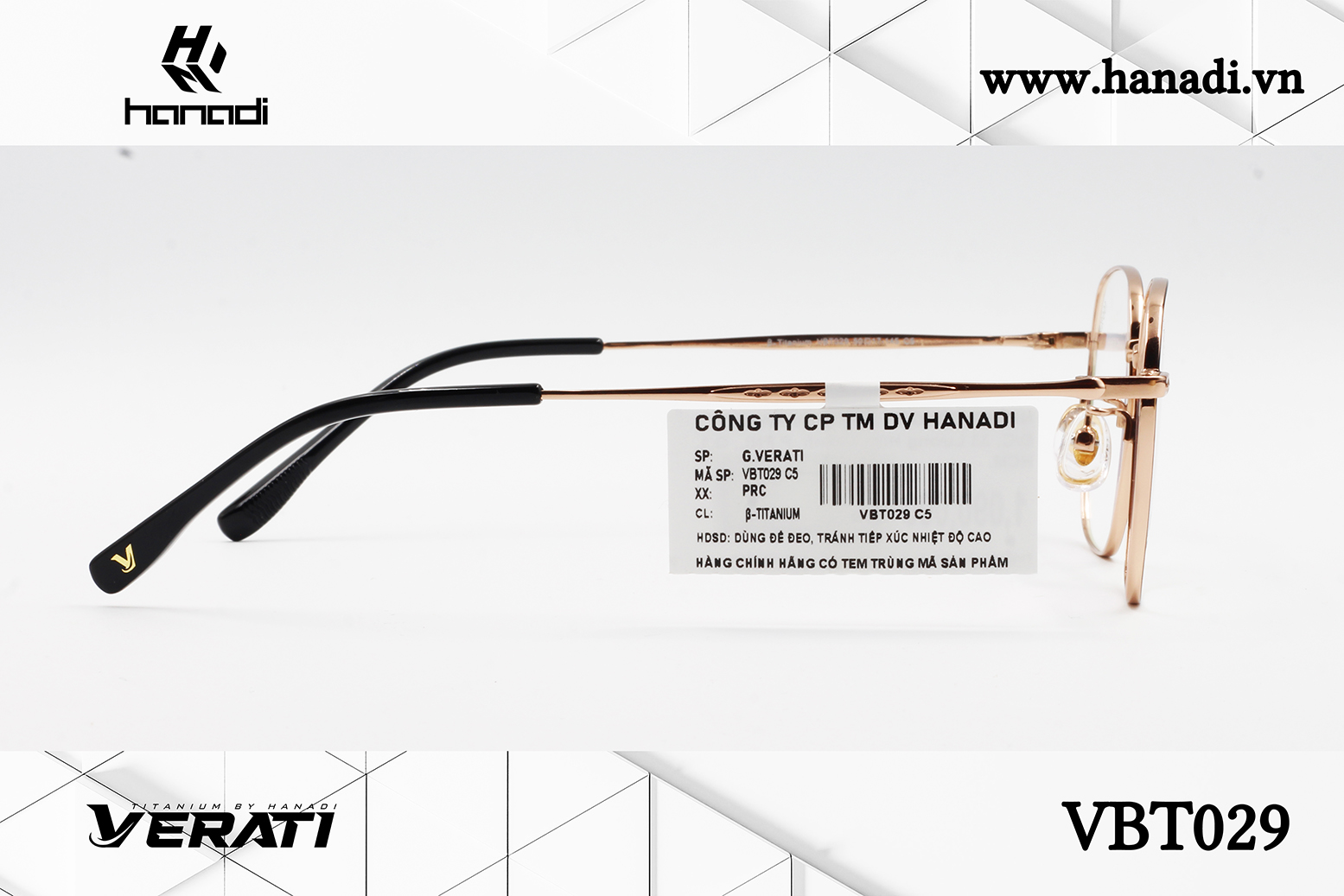 GỌNG TITANIUM VERATI VBT029