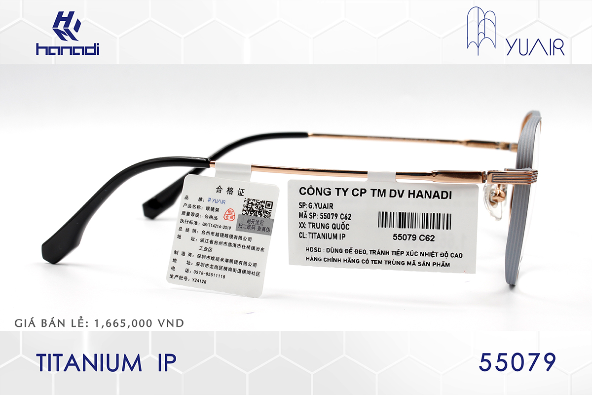 GỌNG TITANIUM YUAIR 55079