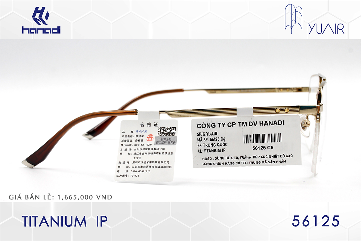 GỌNG TITANIUM YUAIR 56125