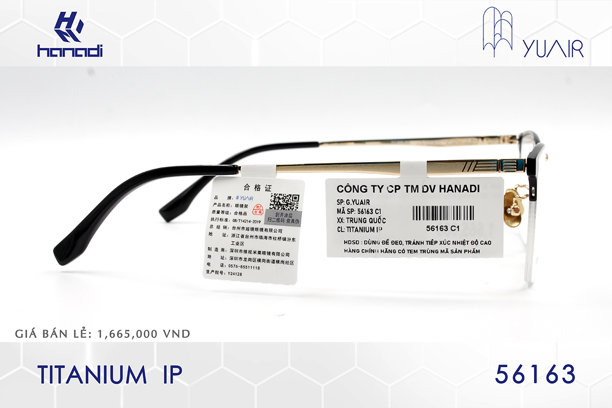 GỌNG TITANIUM YUAIR 56163
