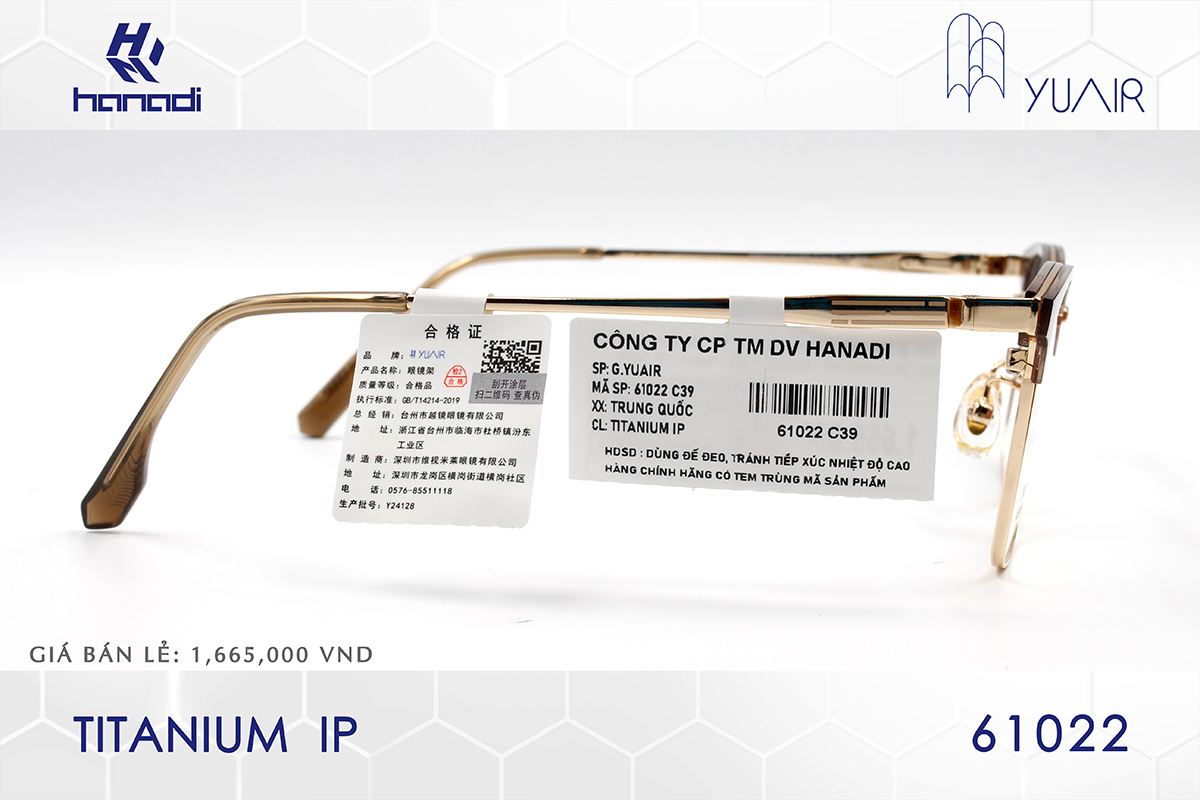 GỌNG TITANIUM YUAIR 61022
