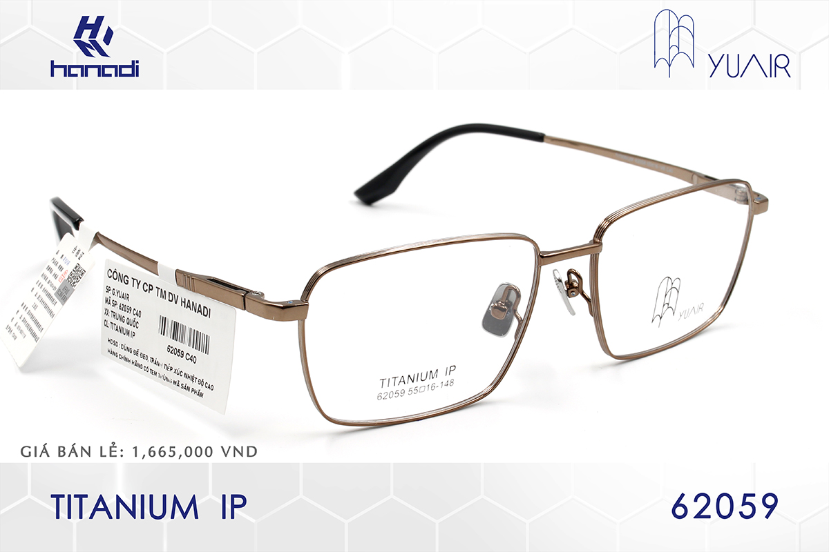 GỌNG TITANIUM YUAIR 62059