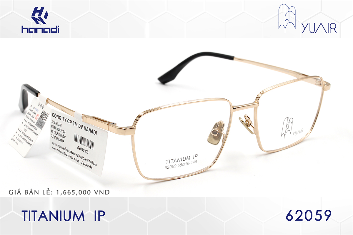 GỌNG TITANIUM YUAIR 62059