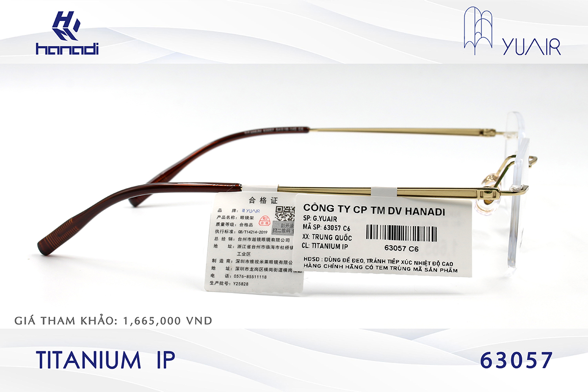 GỌNG TITANIUM YUAIR 63057