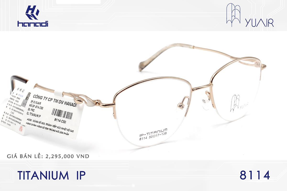 GỌNG TITANIUM YUAIR 8114