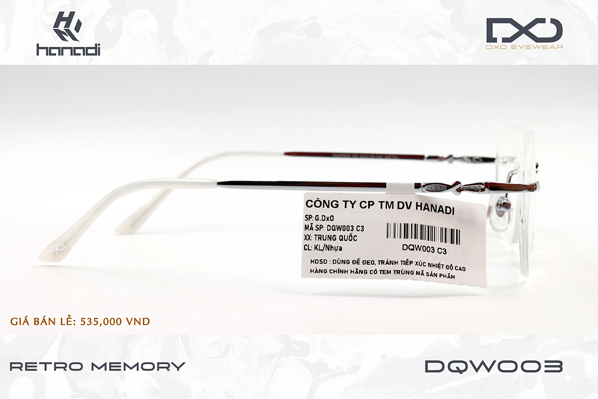 GỌNG TITANIUM DXO DQW003