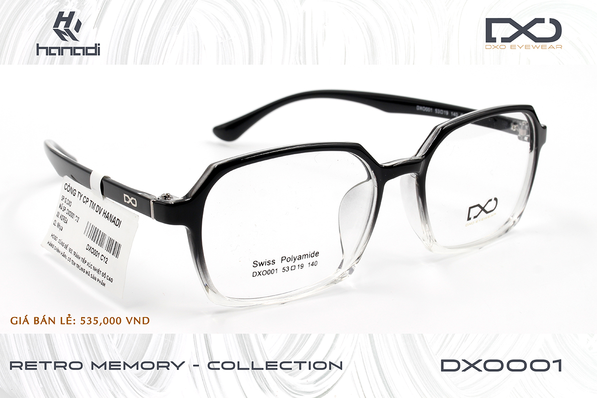 GỌNG SWISS POLYAMIDE DXO001