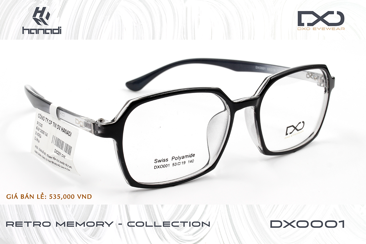 GỌNG SWISS POLYAMIDE DXO001