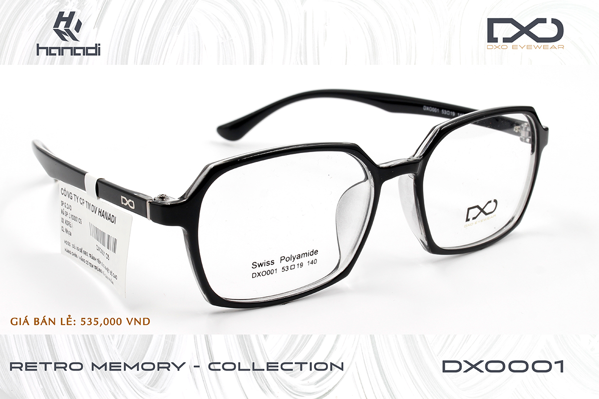GỌNG SWISS POLYAMIDE DXO001