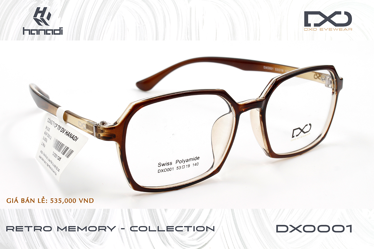 GỌNG SWISS POLYAMIDE DXO001