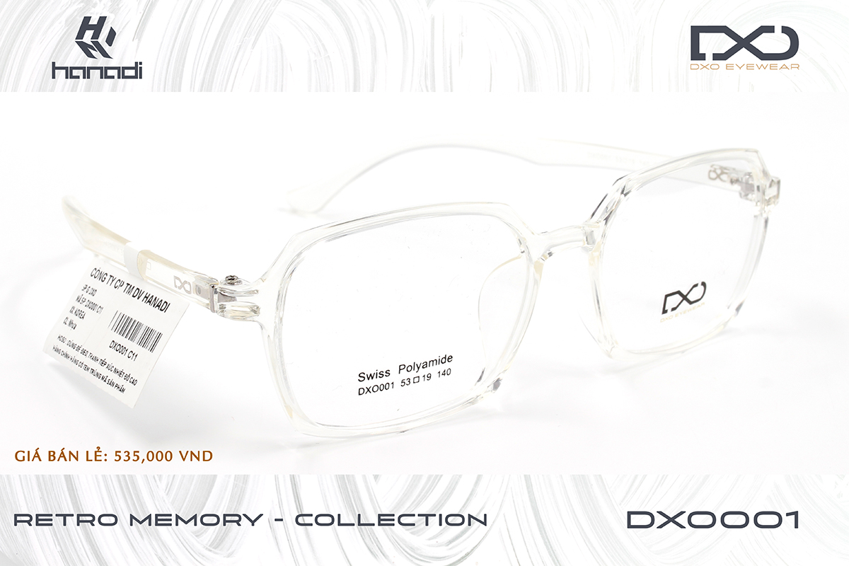 GỌNG SWISS POLYAMIDE DXO001