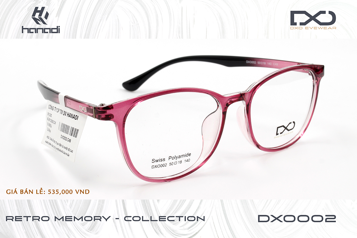 GỌNG SWISS POLYAMIDE DXO002